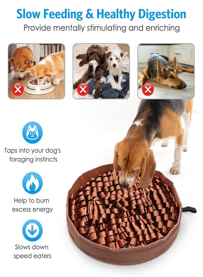 AMIR Slow Feeder Mat for Dogs – Dog Food Mat Anti-Gobble Mat to Relieve Boredom, Anxiety & Stress, Snuffle Mat for Dogs Works for All Dog Breeds, Sizes & Ages - Image 2